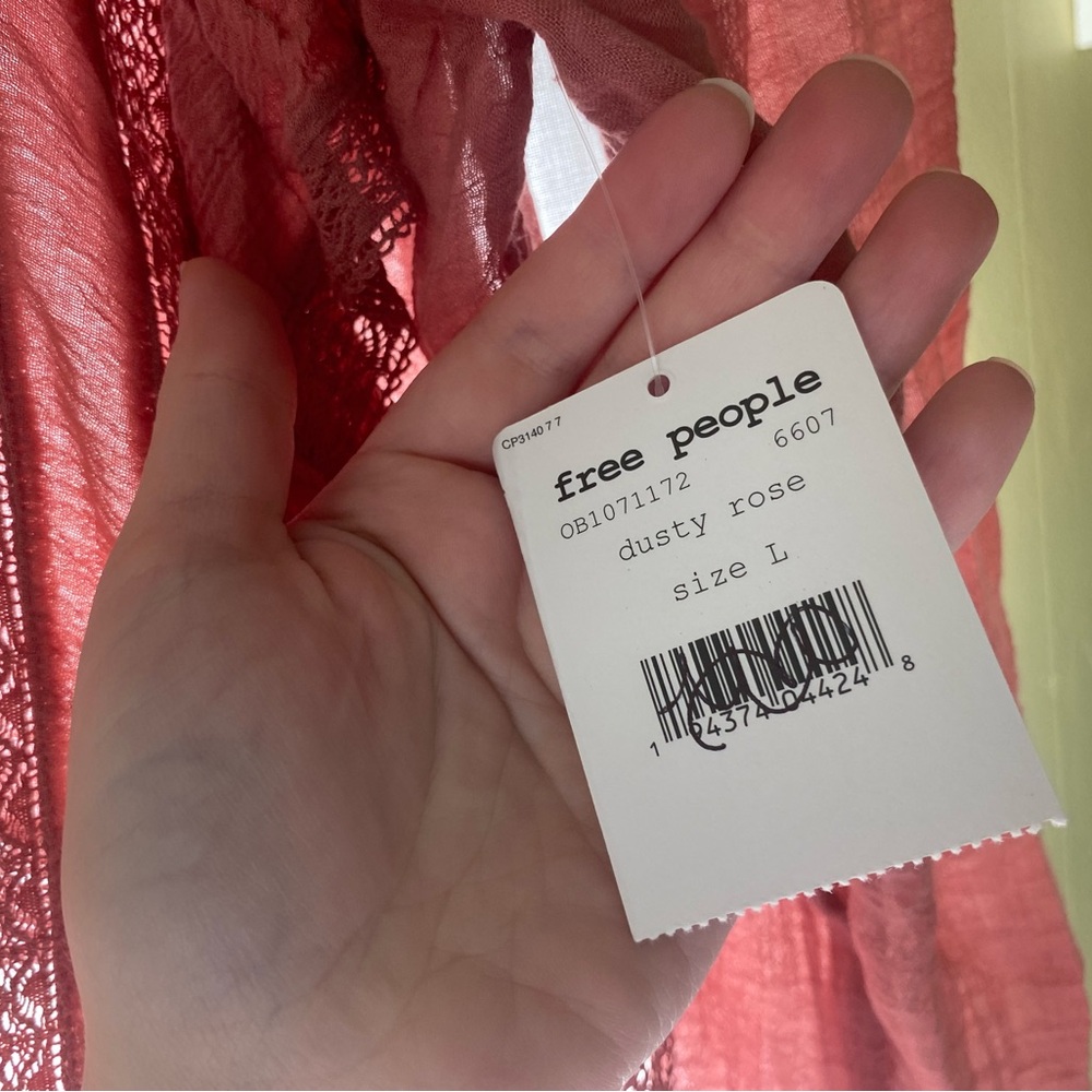 NWT | Free People Coral Blouse - Picture 6 of 8